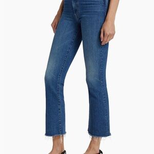 MOTHER Dark Blue Straight Leg Jeans